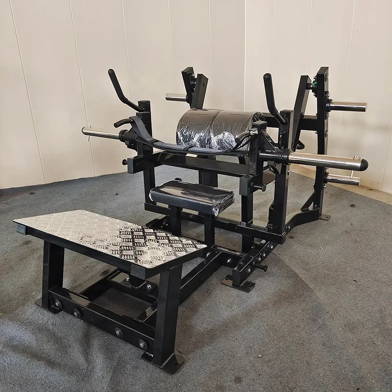 

Commercial Hip Trainer Plate Loaded Gym Equipment Fitness Glute Builder Belt Glute Drive Hip Thrust Machine