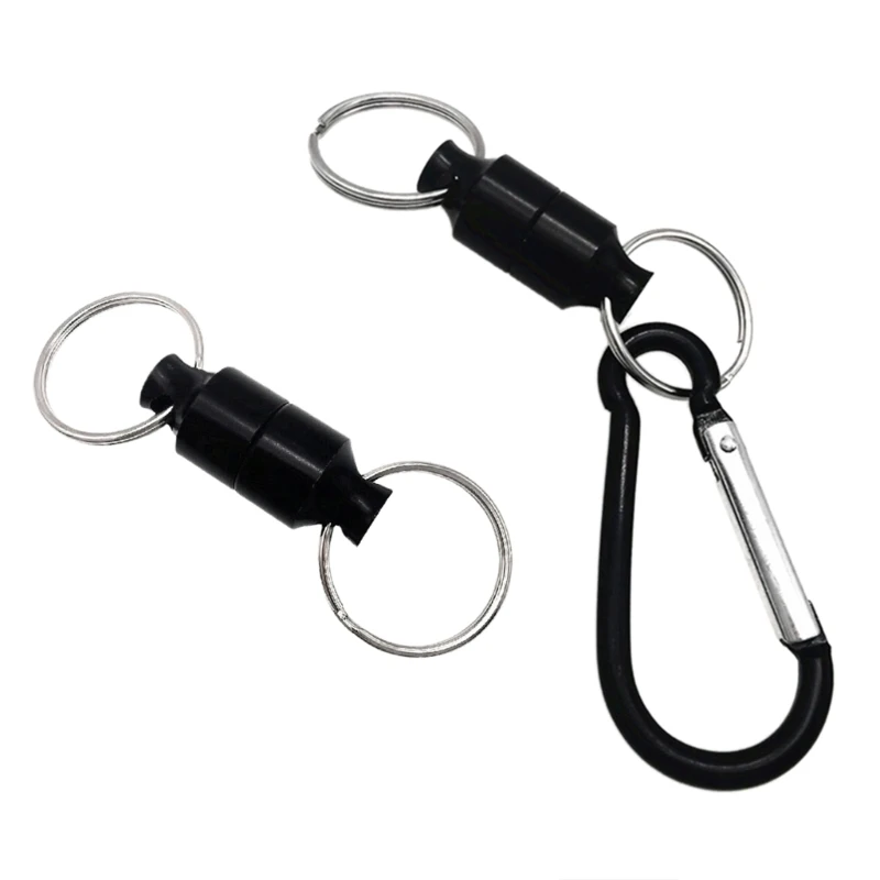 Fishing Tools Hook Magnet Buckle Fly Fishing Magnetic Net Release Hanging Holder Lanyard Clip Carabiners Magnet Buckle