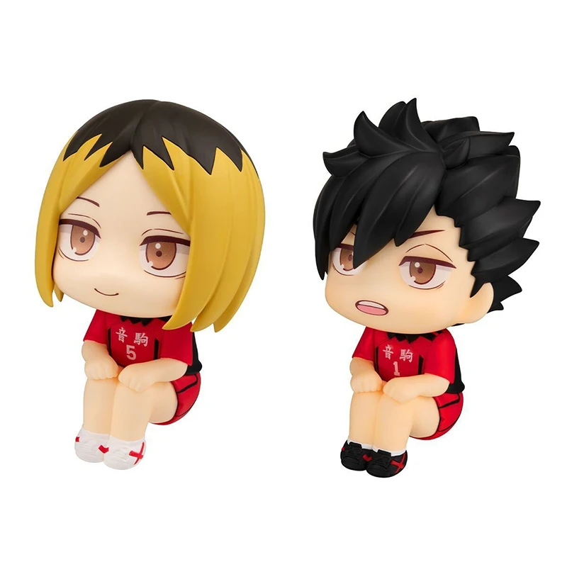 Anime Kozume Kenma Tetsurou Kuroo Action Figures Q Version Cute Haikyuu Figures PVC Model Collection Peripheral Toys Dolls Gifts