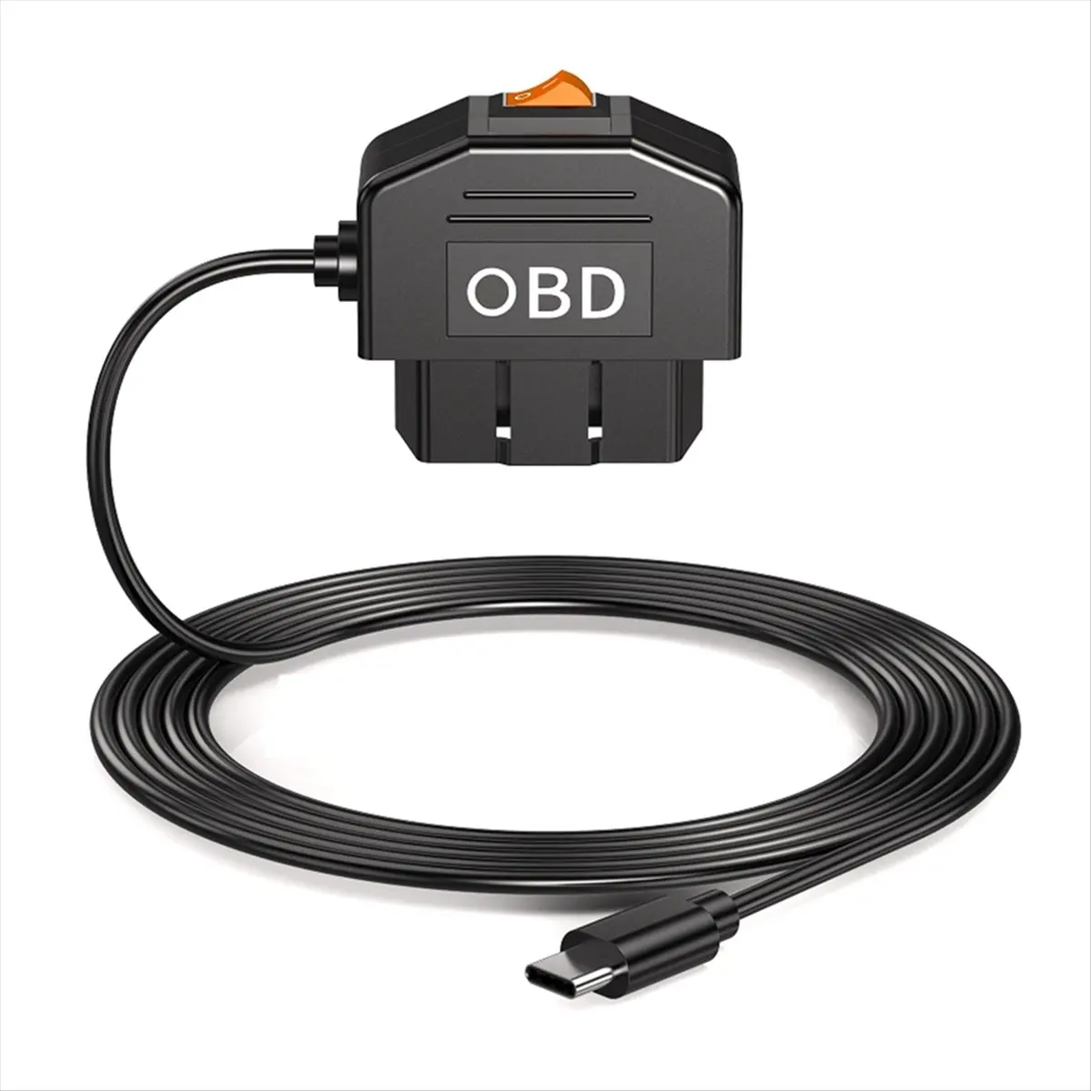 A14G Dash Cam Hardwire Kit USB C with OBD Power Cable, Low Voltage Protection, 24h Parking Surveillance