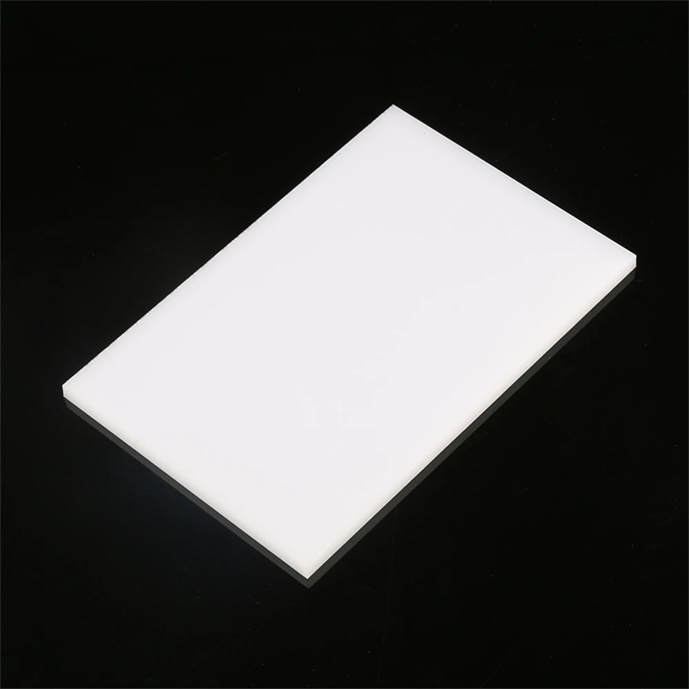 White Plexiglass Plastic Sheet Acrylic Board Organic Glass Polymethyl Methacrylate 2mm 4.5mm 7.5mm Thickness 300*200mm