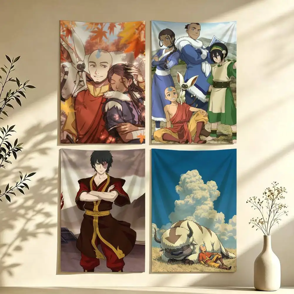 A-Avatar The Last Airbender Flag Digital Printing Banner for Garage Wall Out Door Decoration
