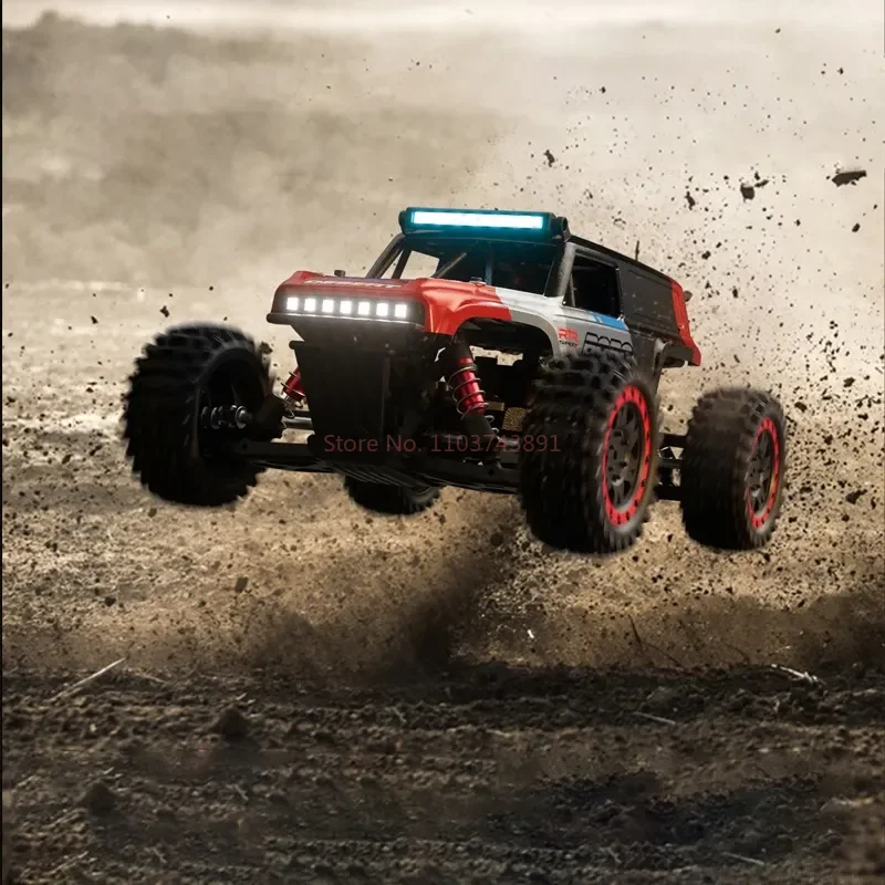 Coche teledirigido 1:16 4WD 70 KM/H o 50 KM/H con Motor sin escobillas LED coches de Control remoto 2,4G deriva de alta velocidad Monster 4x4 camión juguetes para niños