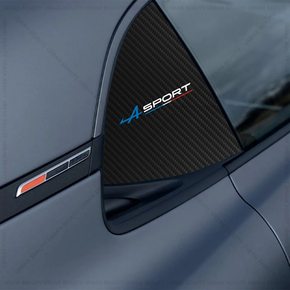 سيارة B-عمود ملصق مائي السيارات مركز عمود ملصق غطاء الثلاثي نافذة ديكور ل جبال الألب A110 GT 4 A290 A390 GTS A110S A110R #6