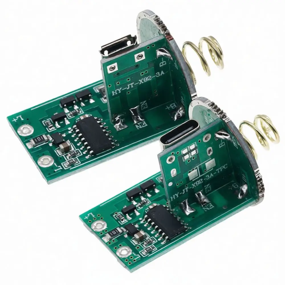 JAYOS Durable Flashlight Driver Circuit Board Dual 26650 Battery Setup Middle Switch Operation Repair Component