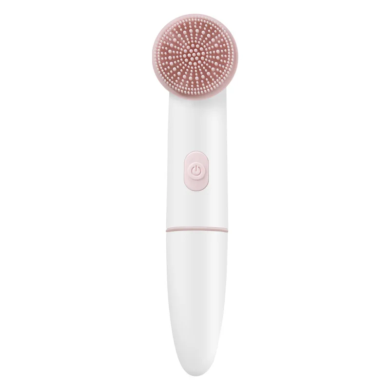 2 in 1 Double Head Electric Waterproof Silicone Face Cleansing Brush, Sonic Vibration Facial Pore Cleaner Skincare Beauty Tool - Image 4