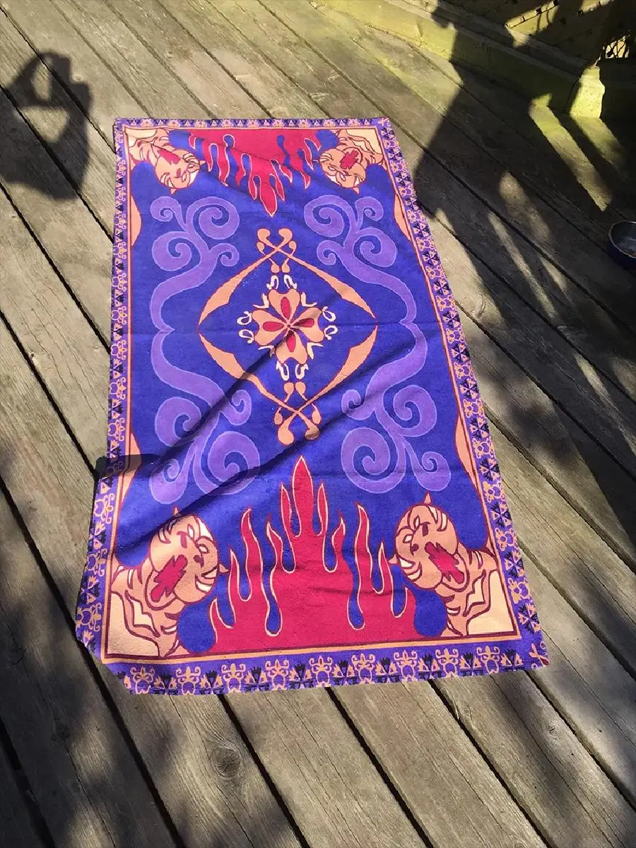 Aladdin  Magic Carpet Throw Printed Blanket for Sofa Beds  Fashion Tourist Blanket