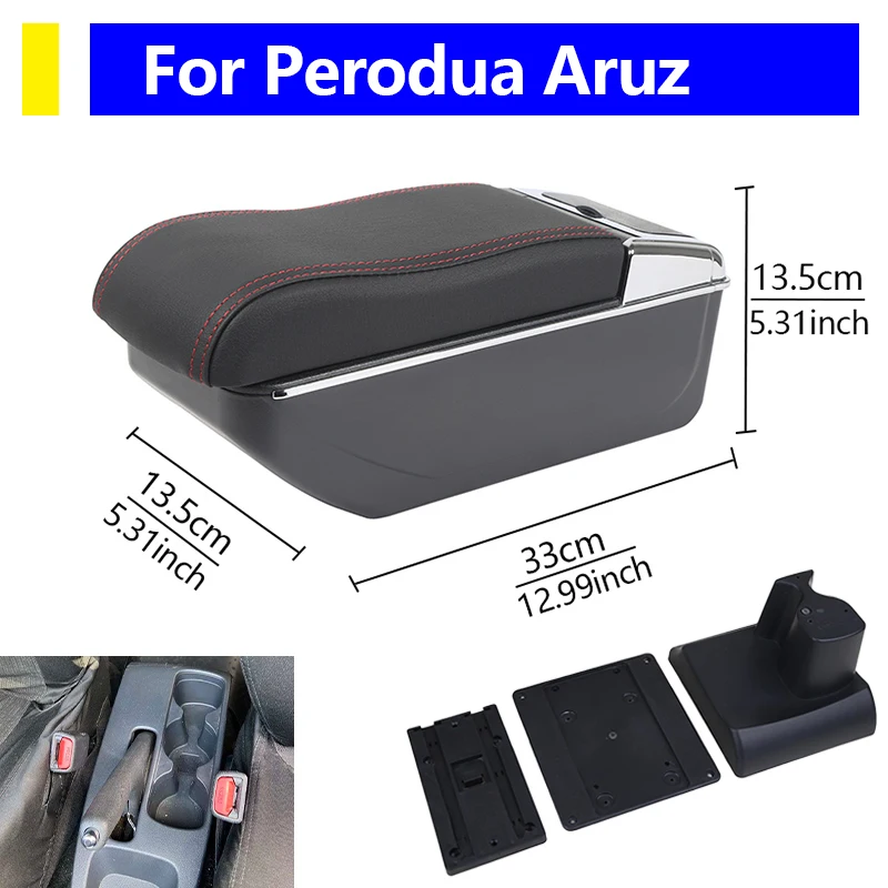 

Подлокотник для Perodua Aruz для RUSH, для TOYOTA 2019, AVANZA, ящик для хранения центральной консоли, принадлежности для автомобиля, органайзер, автозапчасти