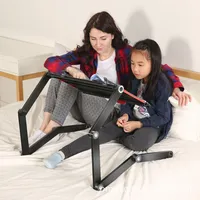 GGE Aluminium Alloy Laptop Desk Folding Portable Bed Stand Lazy Stand Multifunctional Learning Workbench Notebook Table Gift