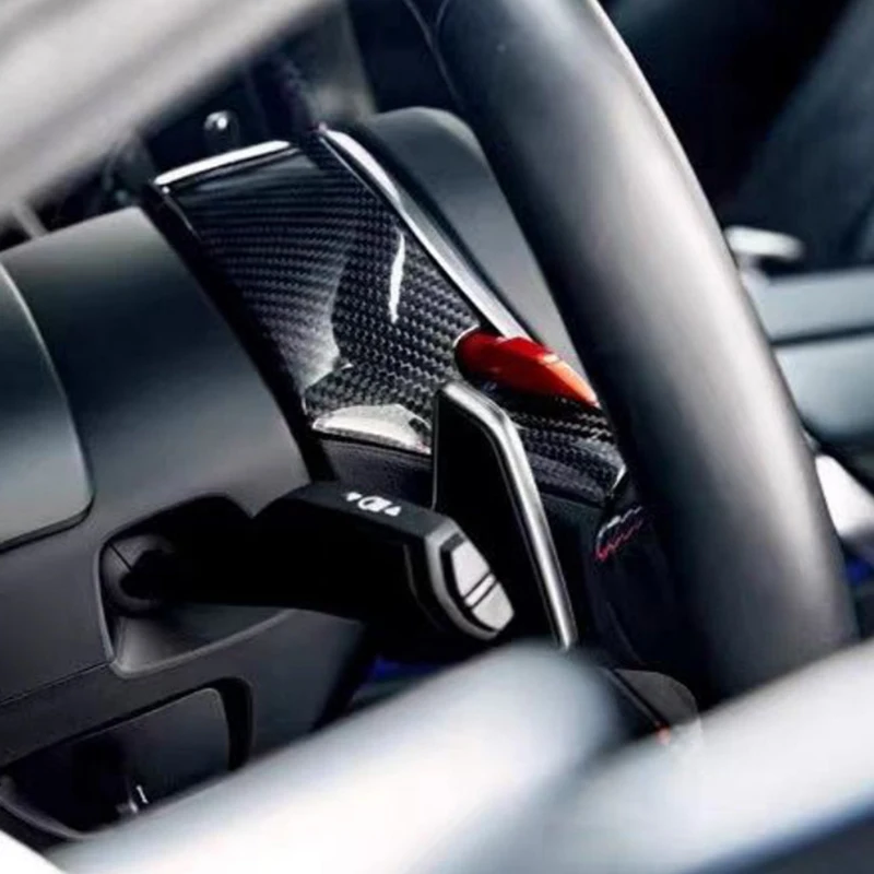 

Carbon Fiber Steering Wheel Panel Cover Replacement For BMW M3 G80 M4 G82 G83 2020-2023 X3M F97 X4M F98 X5M F95 F96 2021-2023