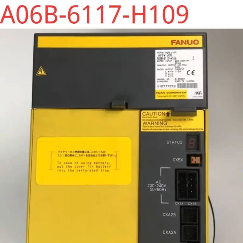 A06B-6117-H109 Second-hand tested ok  Servo Drive in good Condition
