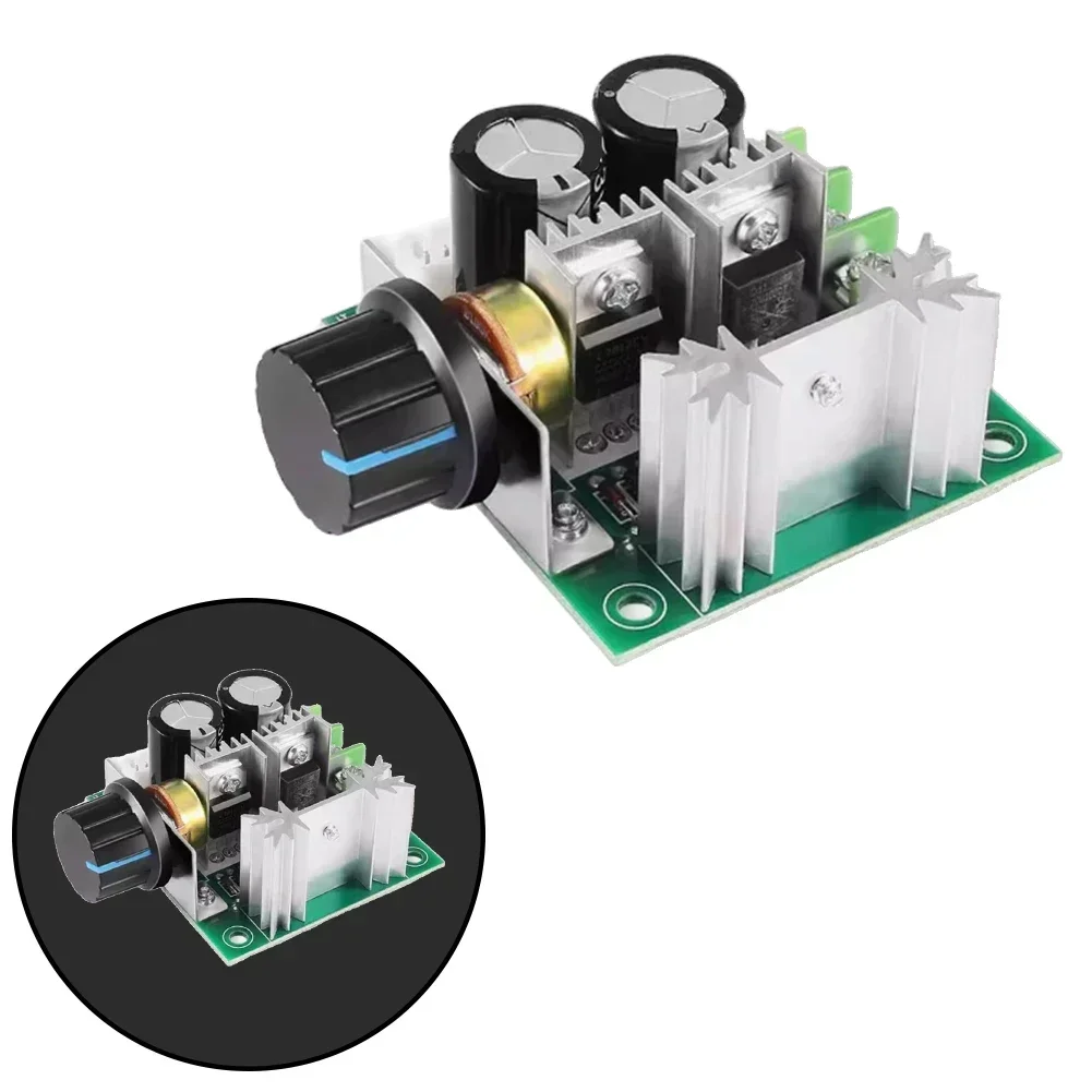 1pcs DC 12-40V 12V-40V 10A PWM Motor Speed Control Switch Controller Volt Regulator Dimmer Plastic Shell 60*55*28 Mm