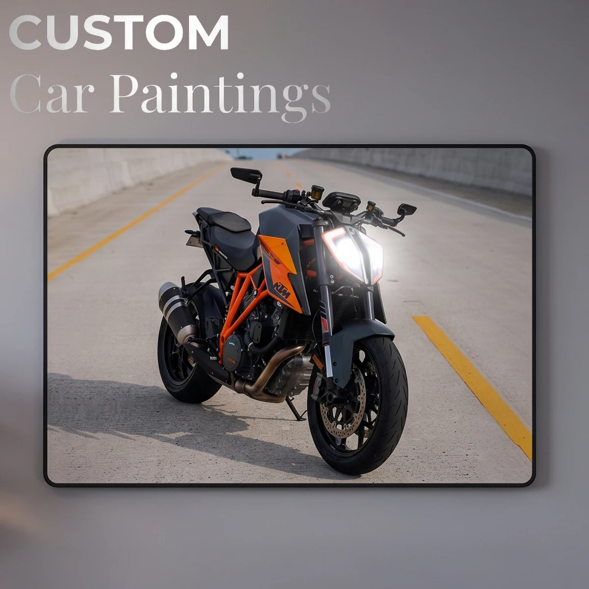 Customizable Color-Changing Car Art Piece USB Remote Control Decor for Garages Bars Rooms - Unique Artistic Touch