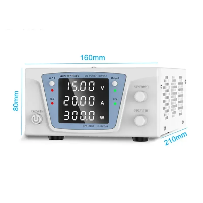 Portable 220vHigh  Adjustable DC Regulated Power Supply Electroplating Aging Program Control