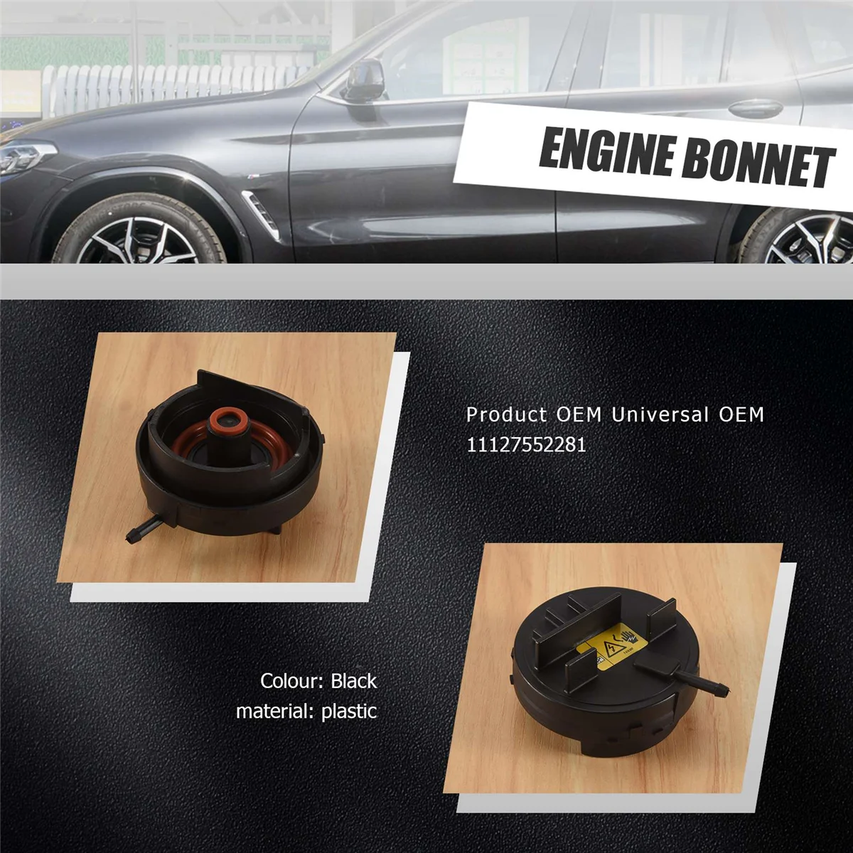 أغطية صمام هواء المحرك ، غطاء لسيارات بي ام دبليو E60 ، E65 ، E66 ، E70 ، E83 ، E88 ، E85 ، E90 ، E91 ، E92 ، F10 ، N52 ، 128I ، 328I ، 528I ، X3 ، x5 ، Z4 ، غطاء ، من