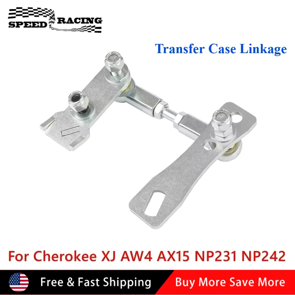 

Высококачественный прочный комплект рычагов раздаточной коробки из нержавеющей стали для Cherokee XJ AW4 AX15 NP231 и NP242, серебристый TSV-1005