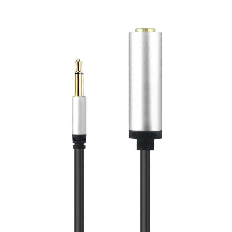 Y1UB Quality Sound Connectors 3.5mm to 6.35mm Sound Adapter Cable 1/4 to 1/8 Adapter Cable for Enhances Sound Transfer