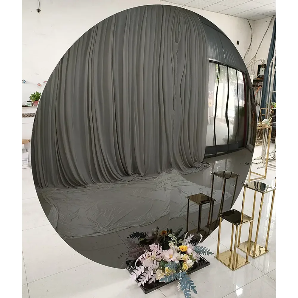 

Baby Shower Round Acrylic Backdrop PVC Wall Panel For Wedding Decoration