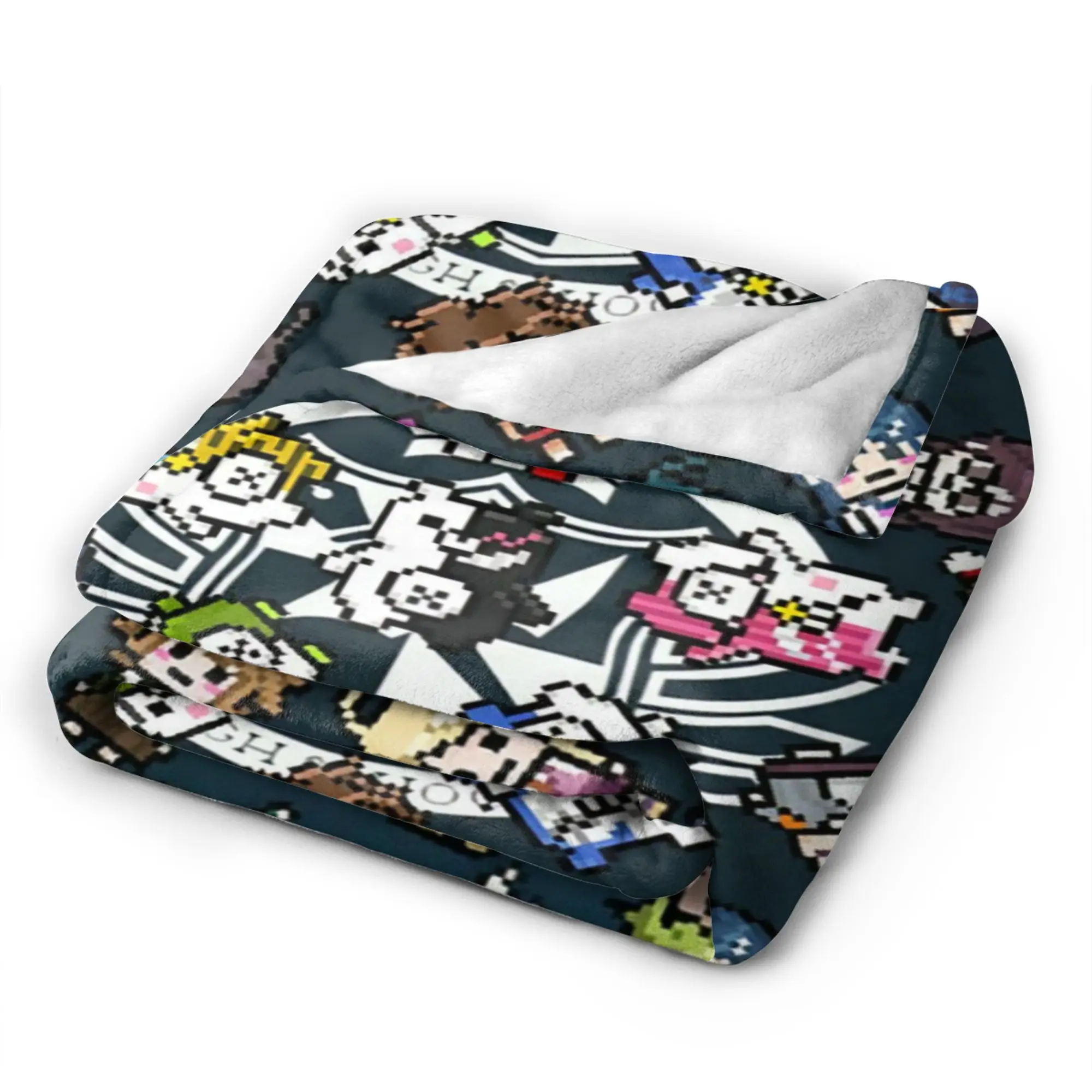 Danganronpa Warm Soft Blankets Nagito Komaeda The Ultimate Kids Adult Plush Bedding Throws Bedroom Flannel Bedspread Sofa Bed