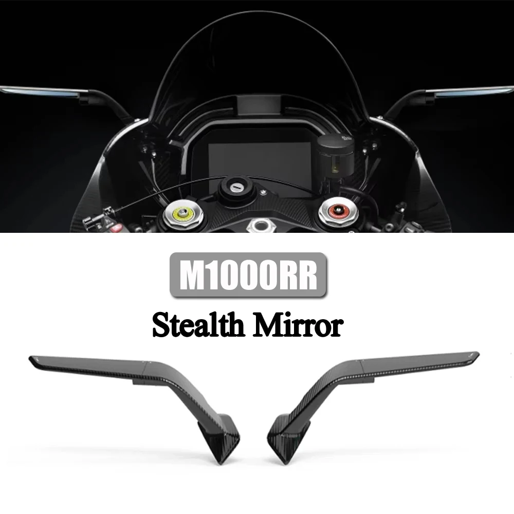 For BMW M1000RR Motorcycle Rearview Mirror Accessories M 1000RR Sport Winglets Mirror Kits M1000 RR Adjustable Mirrors 2022-2024