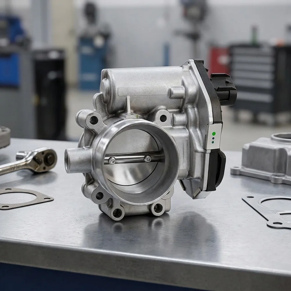 OE Replacement Throttle Electronic Throttle Body Silver Black Throttle Body For Buick Throttle Body Direct Plug-and-Play