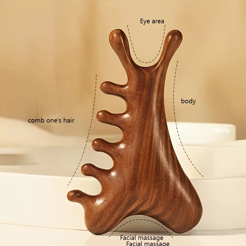 

Деревянная расческа для массажа кожи головы, которая способствует здоровью волос и кожи головы обеспечивает успокаивающий и расслабляющий массаж.