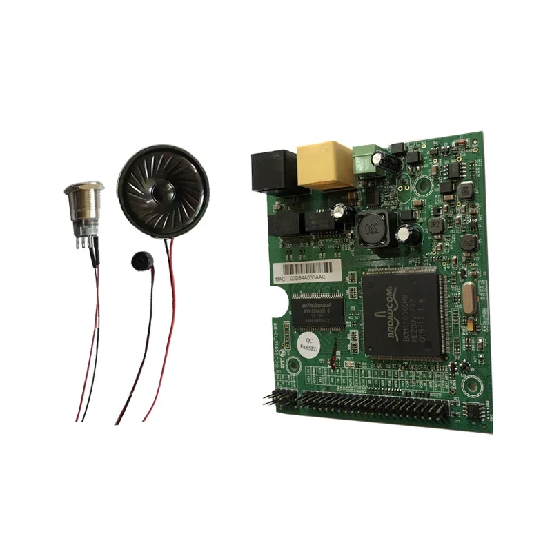 IP VoIP intercom sip PCB control board with mic speaker emergency button