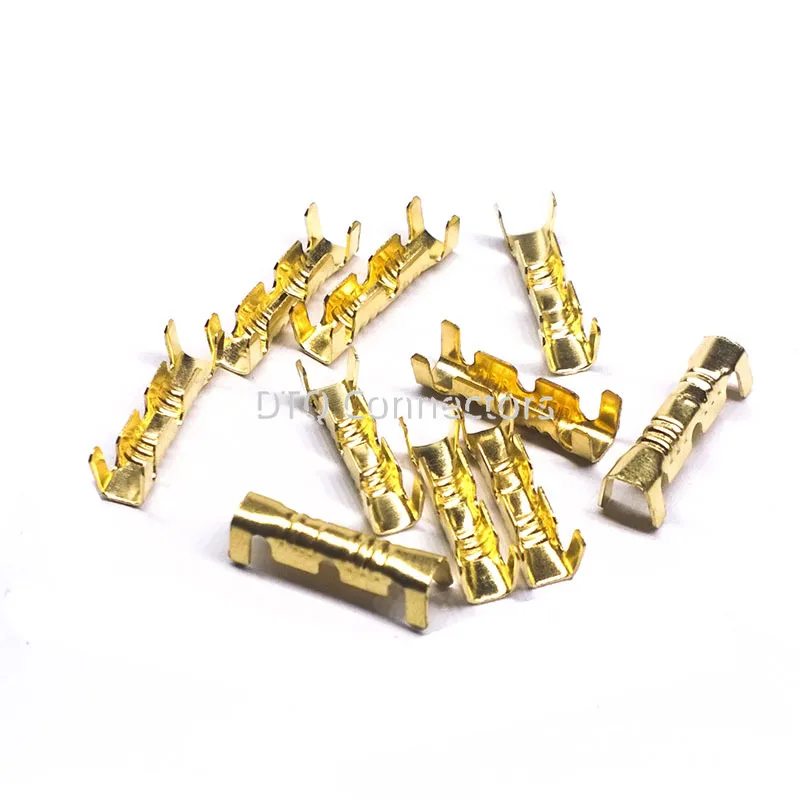 500pcs/1000pcs DJ 453 U-shaped 0.5-1.5mm Crimping Button Cold Pressing Splice Electric Wire Terminal Connector Cable Lugs Sertir