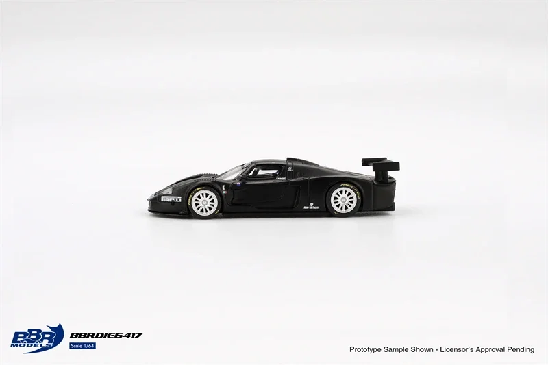 BBR 1:64 MC12 اختبار المنافسة Fiorano 2004 سيارة موديل Diecast باللون الأسود #4
