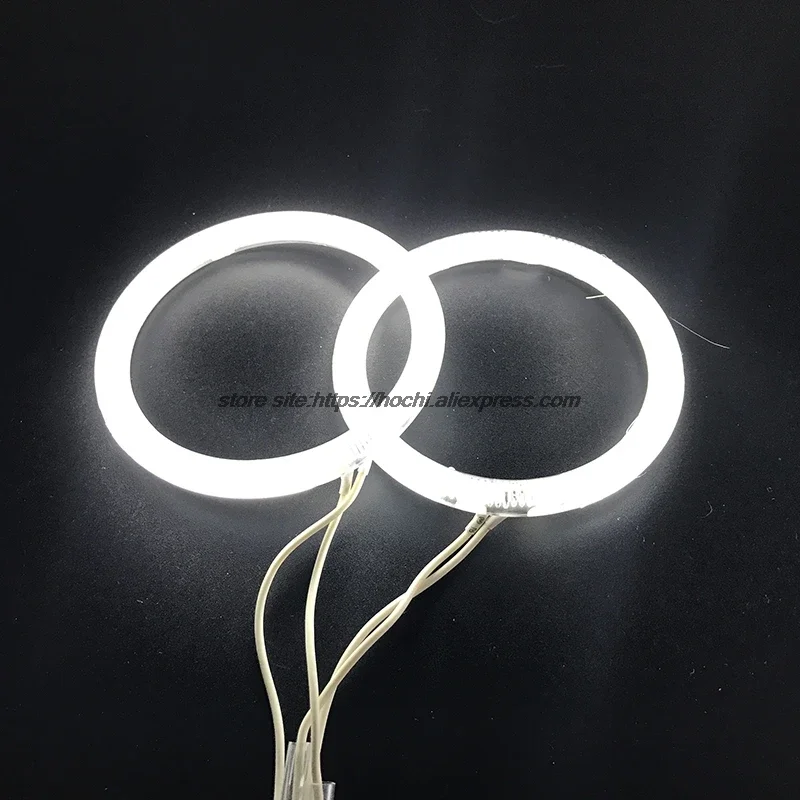 HochiTech لفورد فوكس II Mk2 2004 2005 2006 2007 2008 أبيض 6000K CCFL المصباح هالو الملاك شيطان عيون عدة عيون الملاك الخفيفة