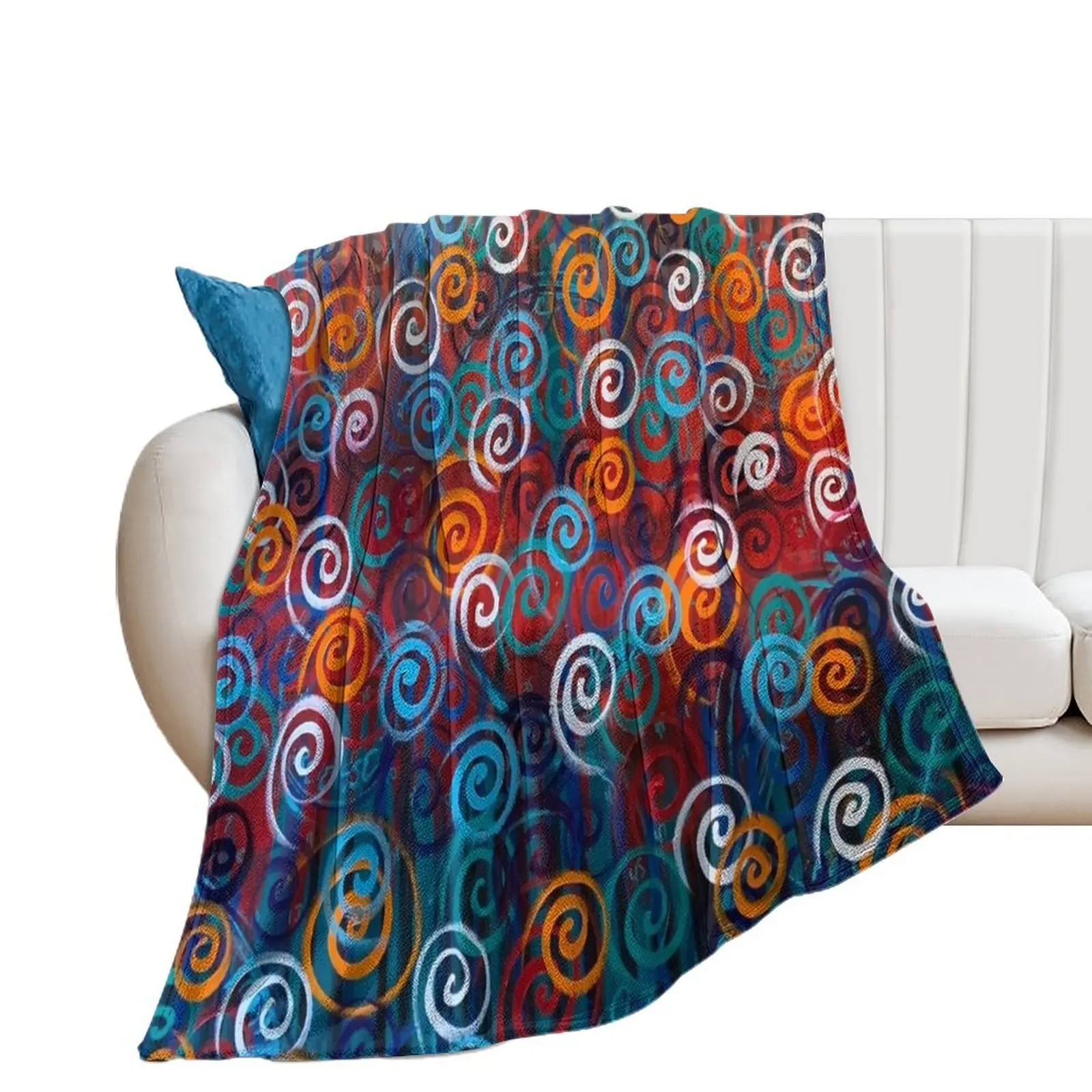 Swirl 2 Ross Throw Blanket Decorative Sofas For Sofa Thin Soft Big Blankets