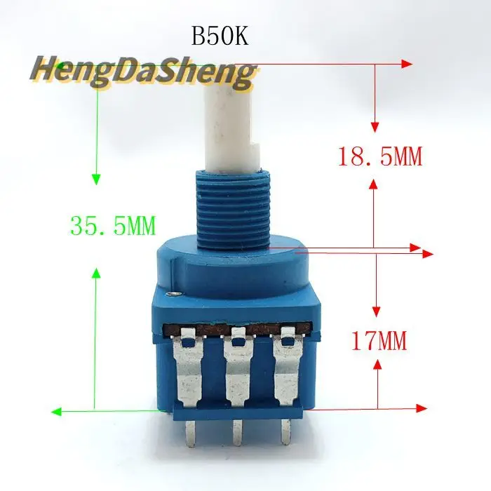 

5Pcs Electric Water Heater Switch B50K High-power Potentiometer B503 With Switch With Push Switch