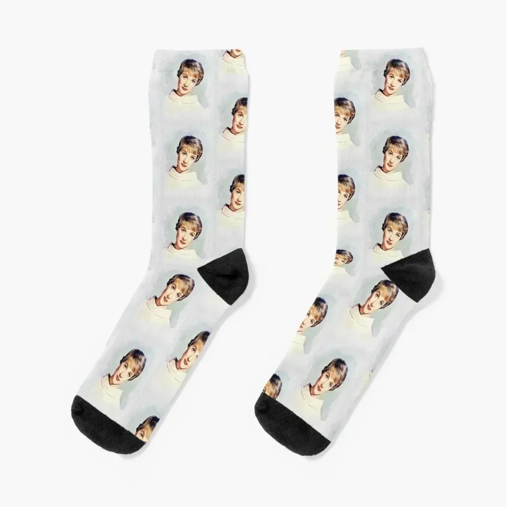 

Julie Andrews, Movie Legend Socks Stockings Run funny sock happy Socks Ladies Men's