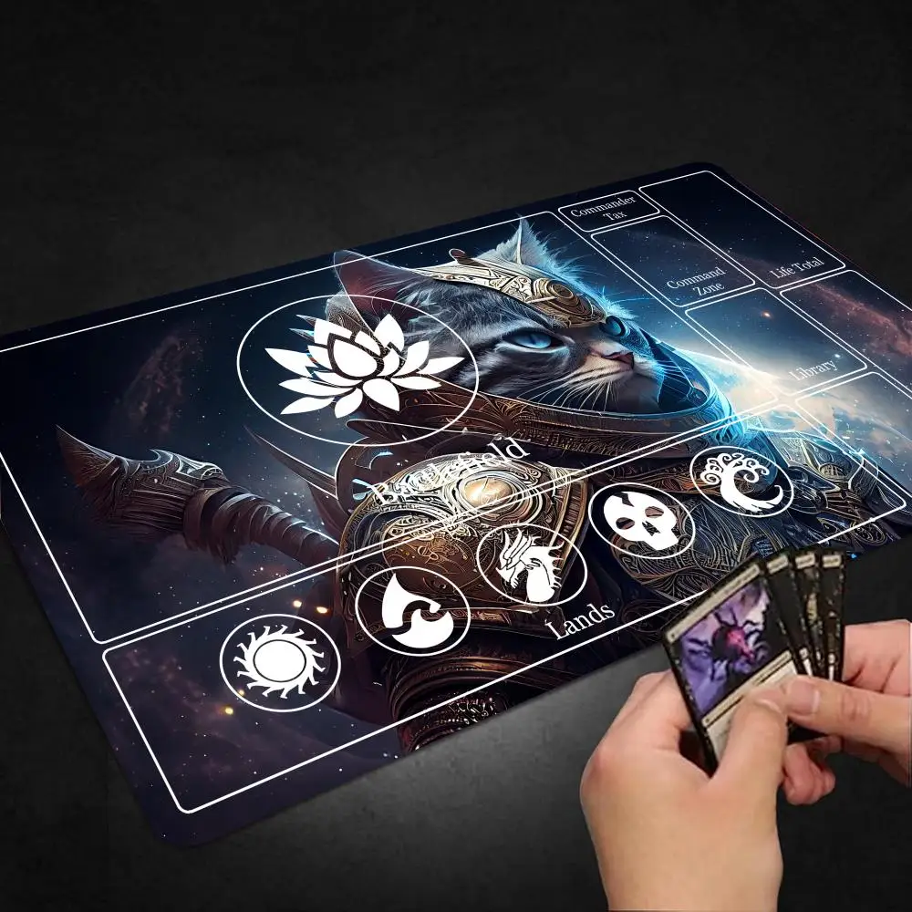 Cute possum Mouse pad Fantasy-themed TCG with zones playmat play mat Duel pads Beginner Card Battles Commander Gaming Deskpad