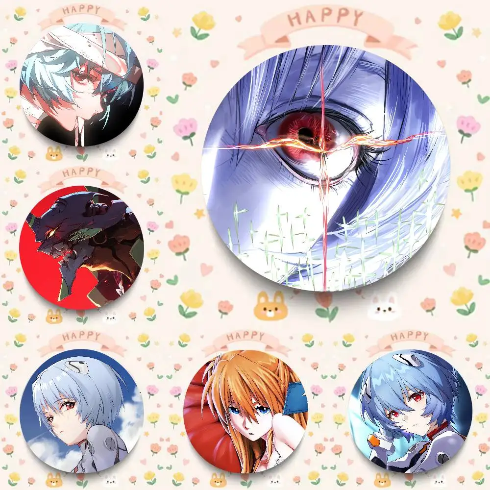 Anime Neon Genesis Evangelion Handmade Brooch Cartoon Cosplay Badge On Backpack Jewelry Accessories Gifts