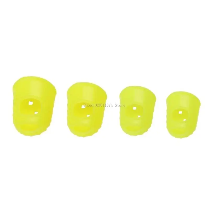 

4PCS Guitar Fingertip Protectors Finger Guards For Guitar Ukulele Accessories