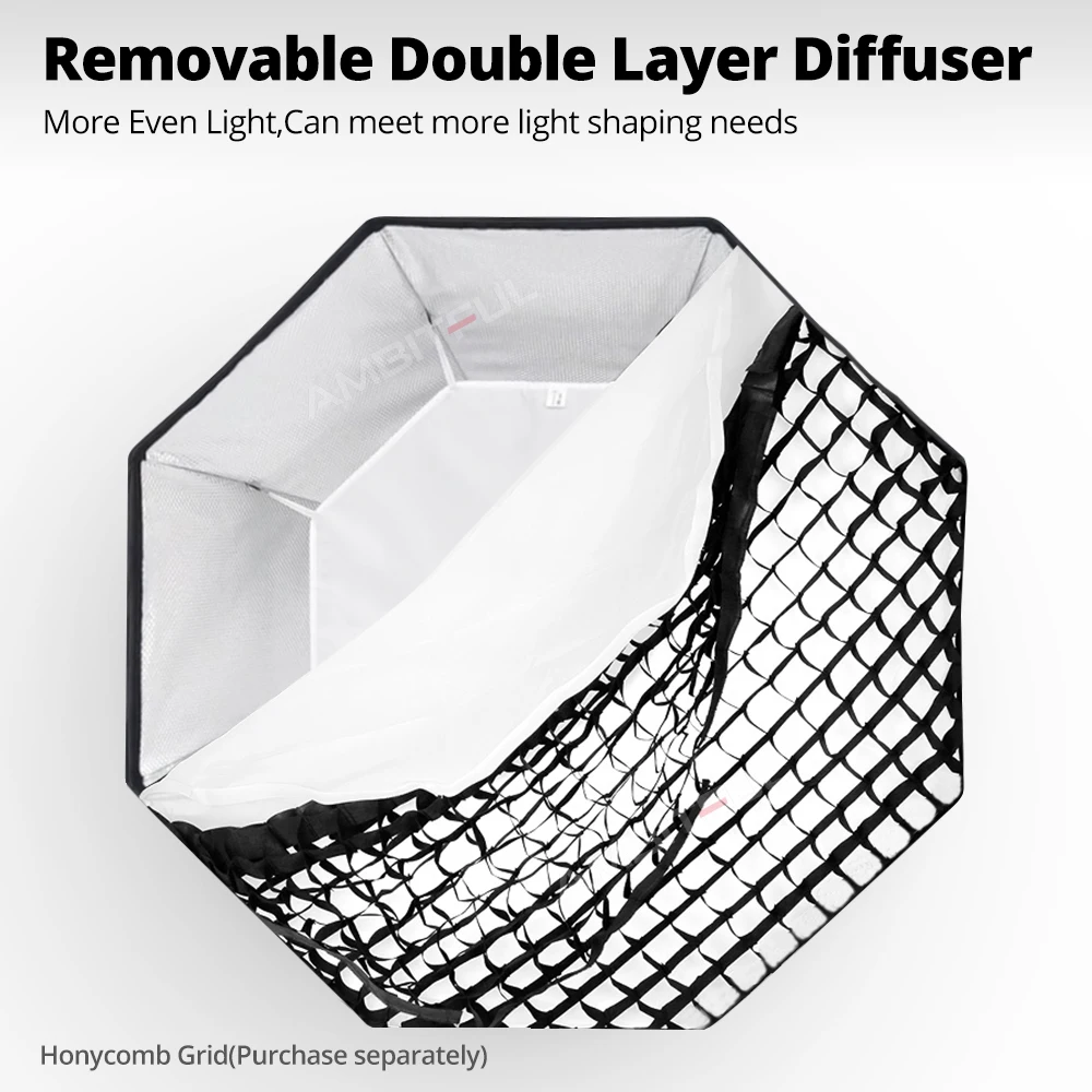 SMDV FLIP 36Pro 44Pro Octagon Parabolic Softbox Quickly Release Bowens Elinchrom Mount Softbox For Out Door Shooting live pics