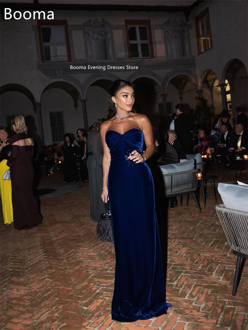 Booma – robe longue trapèze élégante, sans bretelles, robes de soirée formelles pour femmes, sans manches, Simple, robe de bal, personnalisée