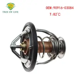 82℃ Engine Coolant Thermostat For Toyota Camry Scion Highlander Lexus 90916-03075 90916-03129 90916A3003 90916-03084 16325-62010