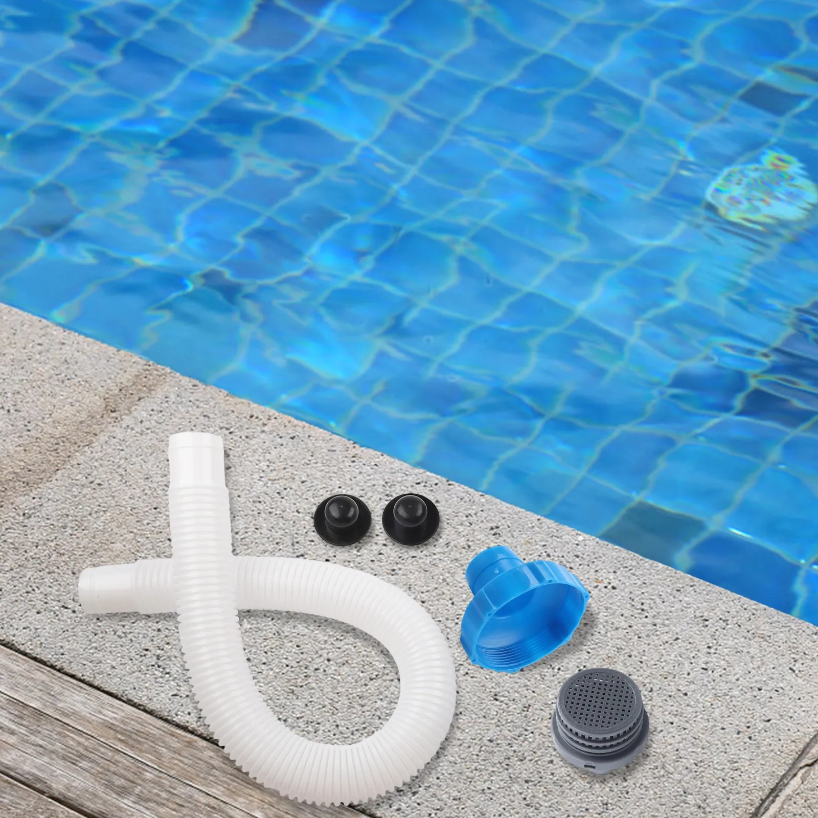 

Pool Accessory Kit Pool Inlets Nozzle Convenient Watering Hassle-free Installation Hygienic Design Swimming Experience