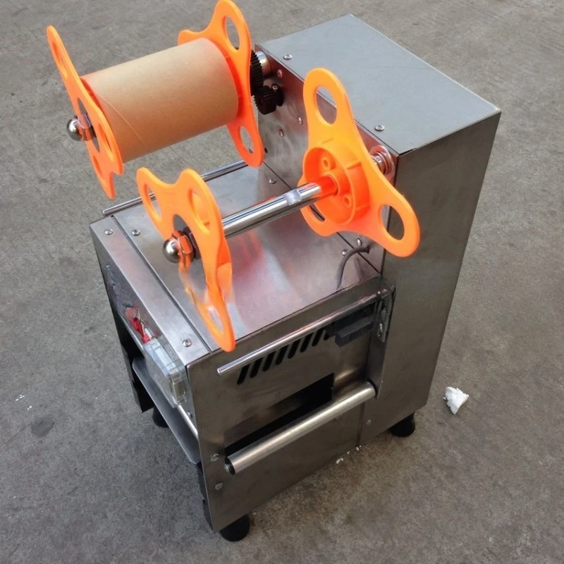Automatic milk  sealing machine, automatic cup sealing machine, single cup automatic sealing machine