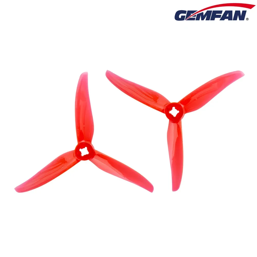 10คู่ (10CW + 10CCW) gemfan พายุเฮอริเคน4023 4X2.3X3 3ใบพัด (สีสุ่ม) สำหรับ RC FPV 4นิ้ว LR4โดรน