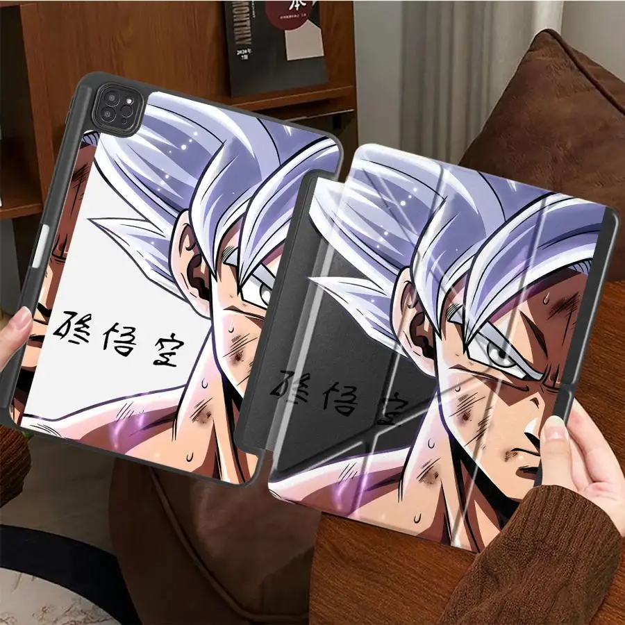 D-Dragon Balls Comics Case for Apple iPad Pro M4 13 2025 2026 9th 11th 12th Mini 7 6 5 10th Gen Air 8 M2 M3 3 With Pencil Holder