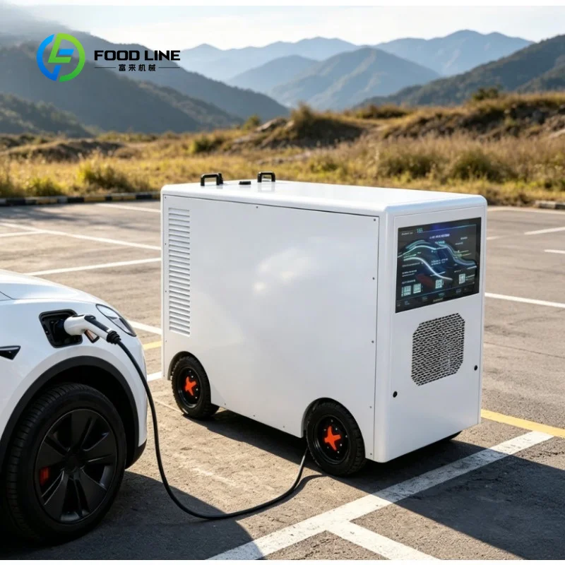Customized Portable Movable Commercial DC Fast Charger 150kWh Mobile EV Energy Storage Charger Station