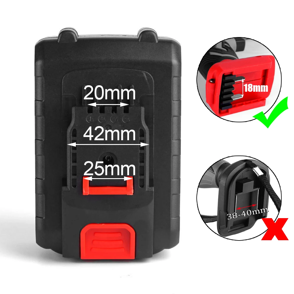 88VF Rechargeable Battery 7500mAh Lithium Ion Battery For Electric Saw Wrench Cordless Reciprocating Saw for 36VF 48VF 88VF