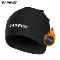DAREVIE Gorros de ciclismo para hombre, gorro térmico de invierno Anti UV SPF 50 para hombre, gorro de invierno ligero y suave para deportes al aire libre de secado rápido para hombre