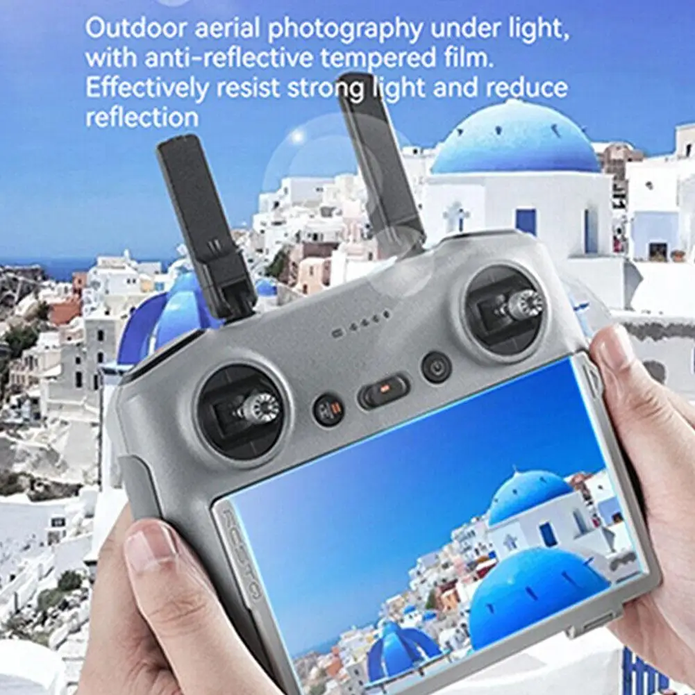 الزجاج المقسى ل DJI Mini 4 Pro RC 2 واقي شاشة التحكم عن بعد ل DJI Mini4 Pro RC2 المضادة للخدش فيلم الزجاج الملحقات