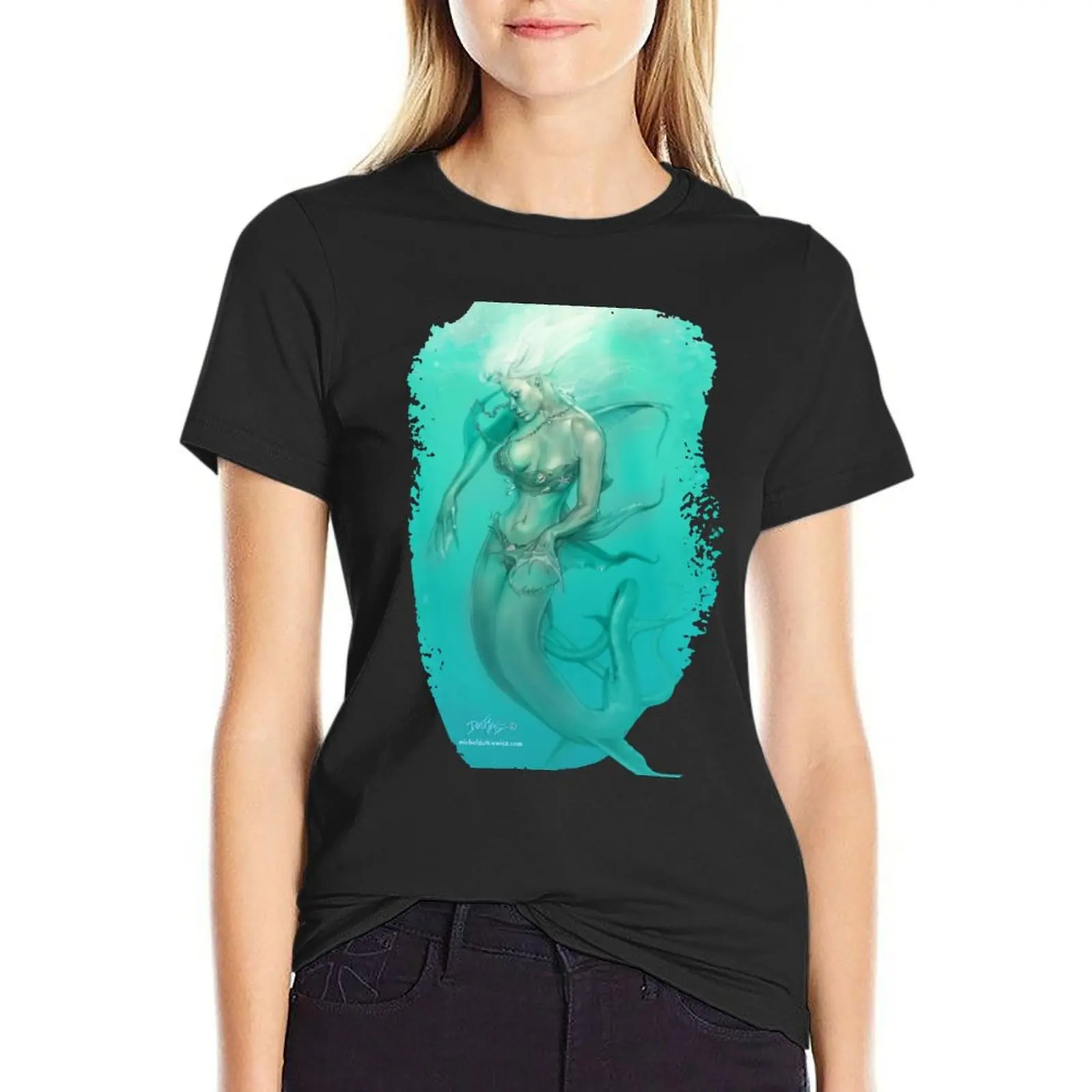 

Mermaid Dreams T-shirt shirts graphic tees lady clothes cropped t shirts for Women