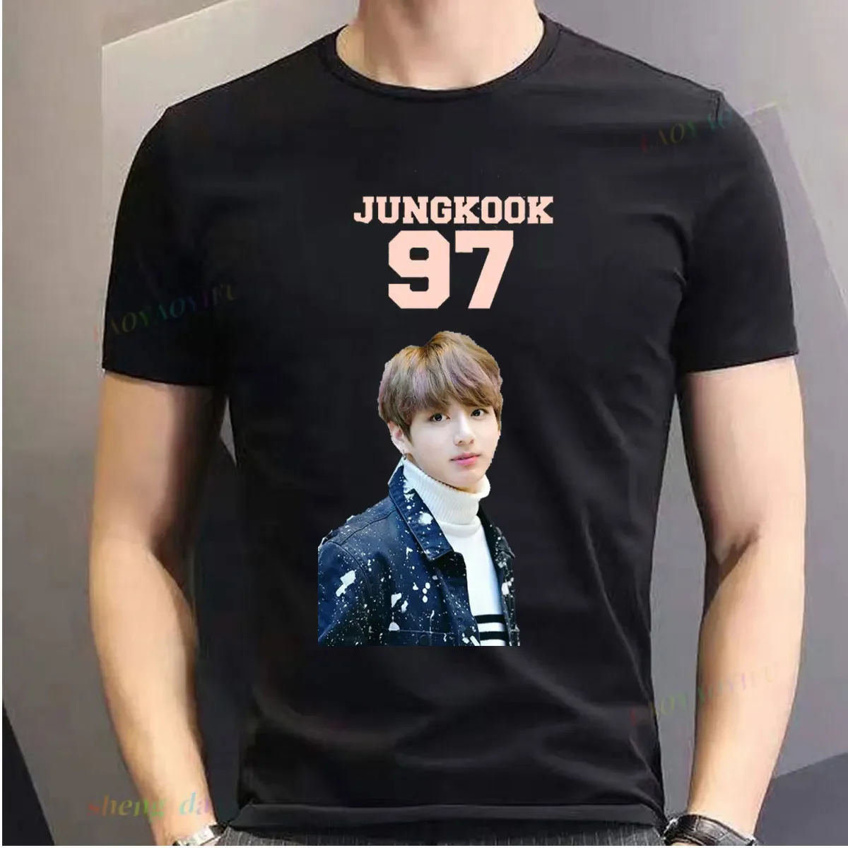 UnisexNew Arrival Jungkook 97 Graphic Tee Kpop Music Group Shirts Jimin Summer Short Sleeve Popular Fans Tops