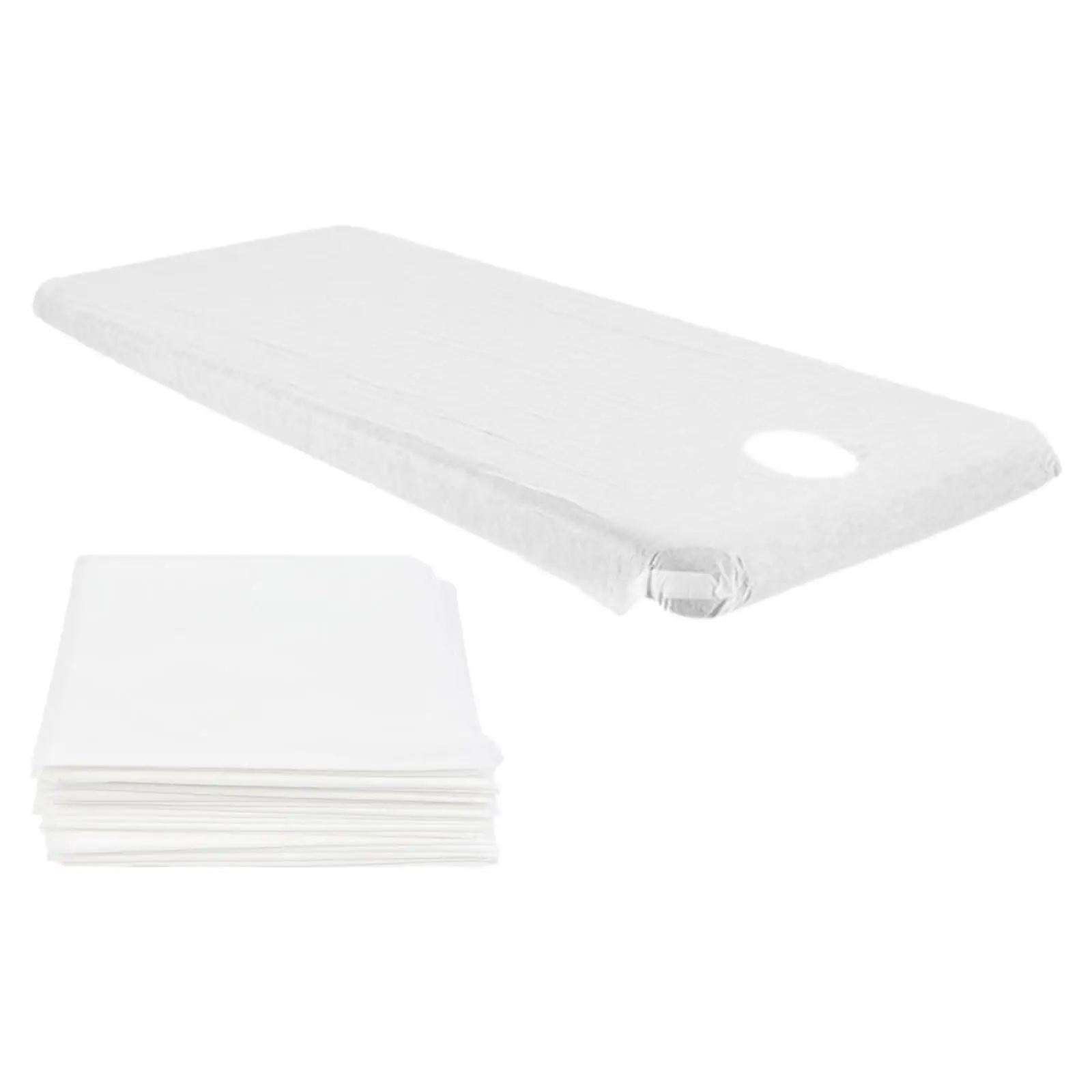 

10 Pieces Non Woven Massage Table Cover Thick Mattress Cover Waterproof Durable Bed Table Cover for Hotels Gift Outside